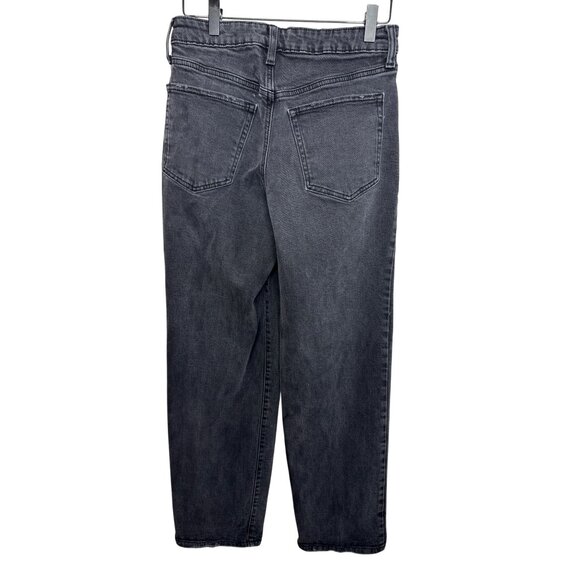 Old Navy High Rise OG Straight Loose Jeans Women’s 4 Small Black Denim - Picture 2 of 8
